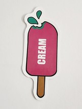 Popsicle with Cream on Side Multicolor Cartoon Sticker Decal Embellishme... - $2.59