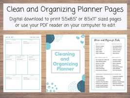 Cleaning Schedule, Cleaning Checklist, Cleaning Planner, Cleaning Printa... - £1.59 GBP