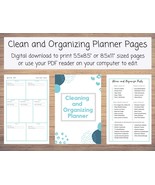 Cleaning Schedule, Cleaning Checklist, Cleaning Planner, Cleaning Printa... - £1.57 GBP