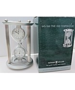 Howard Miller Model 645560 Time and Temperature Hourglass Desk Clock - €52,17 EUR