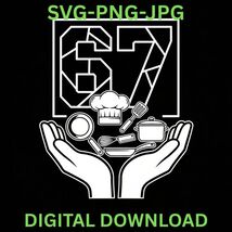 Six Seven 67 Meme Gen Alpha Hands gift For culinary professionals and co... - $32.10 MXN