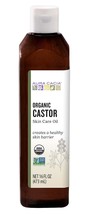 Aura Cacia Organic Castor Oil, 16 fl. oz., Skin Care, Hair Care, Massage, Moistu - £27.96 GBP