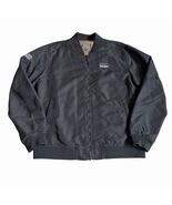 Royal Enfield Men’s BSMC Bomber Jacket Sz XL US Black Cordura MA1 Biker EUC - $79.15