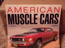 2005 Muscle Cars Calendar WITH LOTS OF SHOW CARS - $21.78