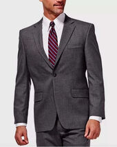 Haggar Mens Premium Stretch Solid Two Button Blazer Jacket, Style 40R NWT - $39.55