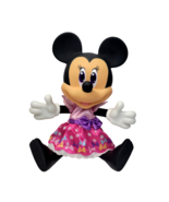 Disney Minnie Mouse Dress Me Up Doll Poseable Pink Dress w/ Bows 2016 Ma... - $27.70 CAD