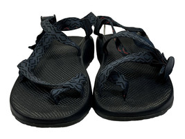 CHACO Z/2 CLASSIC Men&#39;s Sport Sandals Blue Geometric Design Size 12 Beach River - £19.75 GBP