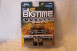 1/64 Scale Dub City Big Time Muscle, 1967 Shelby GT-500 Gray Racing, Die... - £23.53 GBP