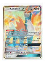 Pokémon TCG Cobalion GX 106/181 Team Up Ultra Rare Holo Foil Card Game Freak -NM - £3.71 GBP