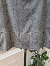 George Women&#39;s Solid Gray Polyester &amp; Wool A-Line Casual Skirts Size 18W - £20.93 GBP