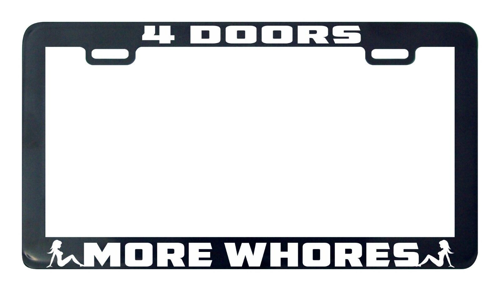 4 Quatre Portes Plus Whores Licence Plaque Cadre Support Tag - $6.26