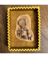 Vintage 70s Holly Hobbie Small Framed Shadowbox  3D 7” x 5.25” - $31.96 CAD