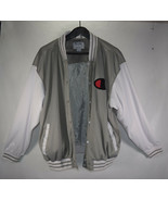 Champion Mens Perforated Track Jacket Gray White 2XL - $54.16 CAD