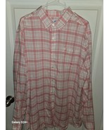 Southern Tide - Mens XL Plaid Nylon Button Down Long Sleeve Vented Stretch - $406.02 MXN