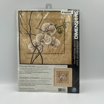 Dimensions Counted Cross Stitch Kit Oriental Orchids by Lee Carlson #351... - $29.99