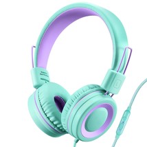 P10 Kids Headphones With Microphone Stereo Headphones For Children Boys ... - £24.23 GBP