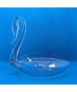 Pairpoint Gundersen Era Glass Swan Bowl, Gilly Gulbransen, Clear, Vintag... - £236.87 GBP