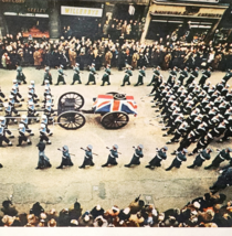 1965 Winston Churchill Funeral Procession London Streets Life Page DWJJ14 - $19.99