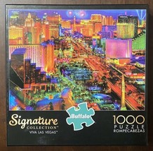 Buffalo Games Signature Collection “Viva Las Vegas” 1000 Pc Jigsaw Puzzle Exclnt - £7.21 GBP