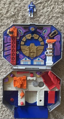 Mighty Morphin Power Rangers Micro Playset Blue Ranger Bandai 1995 As Is - £23.98 GBP