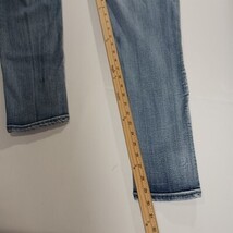 Rebel & Soul Women’s 12 Cotton Blend Faded Blue Distressed Skinny Jeans (31×30) image 7