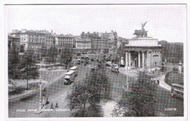 England Postcard London Hyde Park Wellington Arch Double Decker - £2.36 GBP