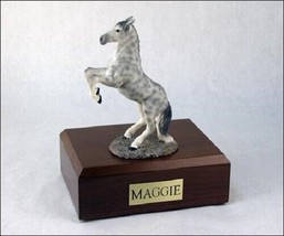 Horse Dapple Gray Figurine Funeral Cremation Urn Avail 3 Diff. Colors &amp; 4 Sizes - $169.99+