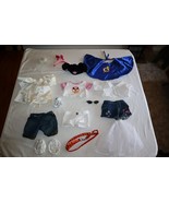 Lot of Build A Bear Clothes Accessories Mini Plush Polar Bear Leash Cape ++ - $267.29 MXN