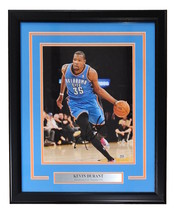 Kevin Durant Signed Framed 11x14 Oklahoma City Thunder Photo PSA AN51518 - £236.27 GBP