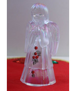 Fenton Art Glass Praying Guardian Angel Iridescent Hand Painted Christma... - $64.54 CAD