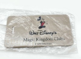 Vintage 1970s Walt Disney Magic Kingdom Club Plastic Luggage Tag - £13.83 GBP
