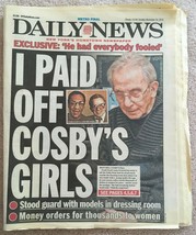 New York Daily News 11/23/14 &quot;I Paid Off Cosby&#39;s Girls&quot; Bill Cosby Fixer Scotti - £8.65 GBP