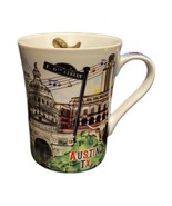 PCF Souvenir AUSTIN TEXAS The Postcard Factory Coffee Mug The Life Music... - £14.01 GBP