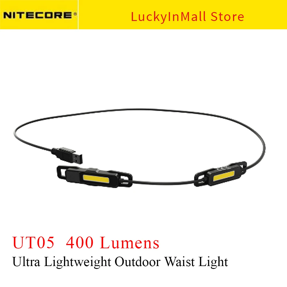 NITECORE UT05 Headlamp Waist Light Split Type Lumen Ultra Lightweight Ou... - £39.91 GBP