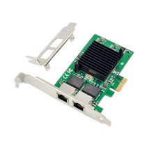 Pcie X1 Intel82575 Dual Gigabit Network Card - £58.53 GBP