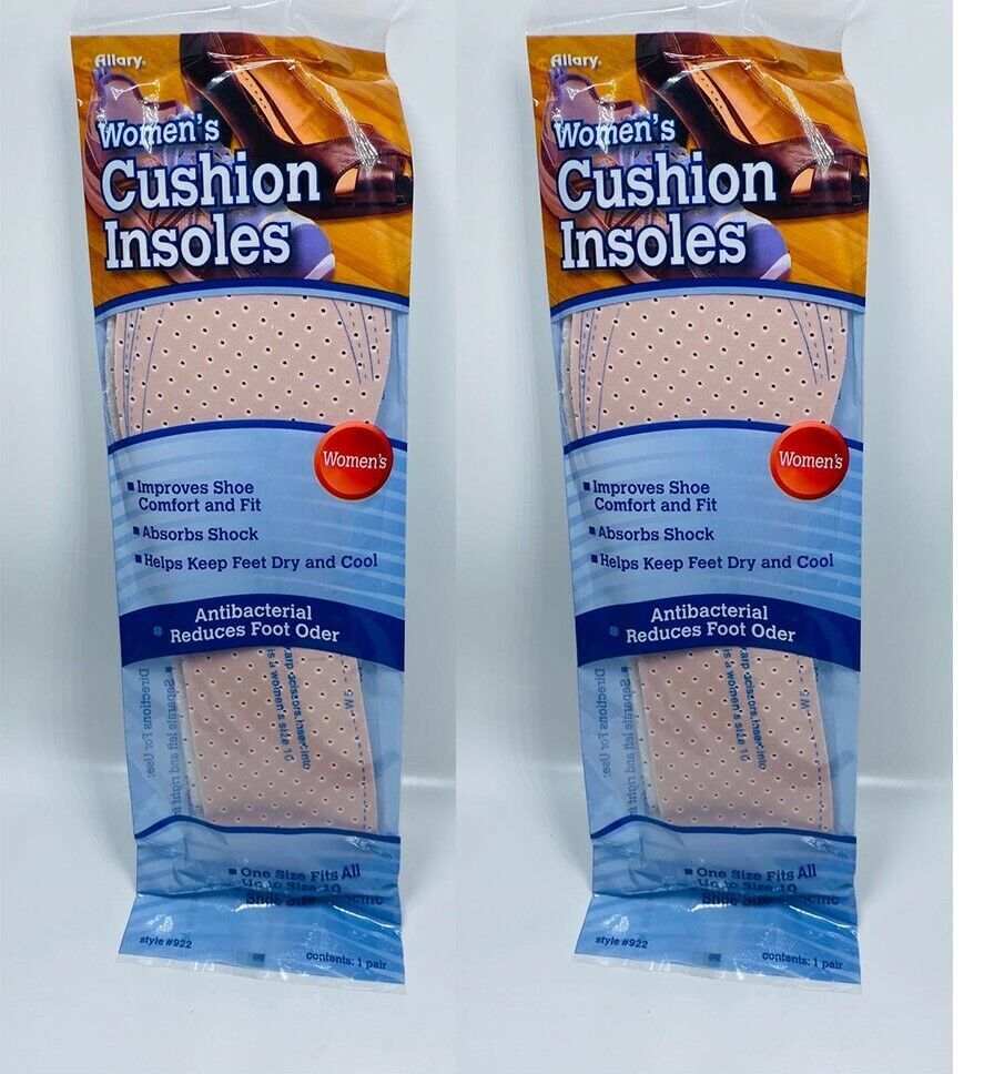 Lotto Di 2 allary Donna Cuscino Solette Taglia Unica per Tutti - $8.89