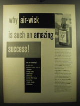 1949 Air-Wick Deodorizer Advertisement - art work by Paul Rand - £14.57 GBP