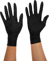 Nitrile Workshop Maintenance Gloves - Black, Large - £16.77 GBP