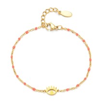 ZMZY  Boho Style New Stainless Steel Gold Plated Link Chain  Bracelet Bangle Cha - £9.41 GBP