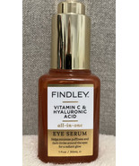 Findley Vitamin C &amp; Hyaluronic Acid All-in-One Eye Serum 1 fl oz/30ml. New - £11.59 GBP