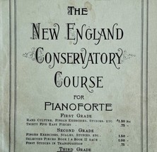 1913 New England Conservatory Course Piano Forte Method 1st Edition PB WHBS - £47.68 GBP