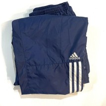 Vintage 1999 Adidas Pants Mens XL Full Snap Breakaway Windbreaker Lined Hip Hop - £30.82 GBP