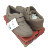 New Propet Women&#39;s Tour Walker II Strap Walking Shoes Taupe Leather Size 12 2EX - $44.09