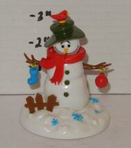 Solar Powered Dancing wobbling Snowman Christmas Holiday Red White Green - $13.83 CAD