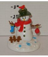 Solar Powered Dancing wobbling Snowman Christmas Holiday Red White Green - $13.83 CAD