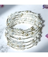 6 Strand Memory Wire Wrap Bangle Bracelet  - $95.03 MXN