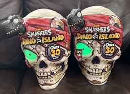 2 Zuru Smashers 30 Surprises DINO ISLAND Pirate Giant Skulls FreeShipping Sealed - £38.21 GBP