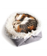 Elegant Coral Fleece Pet Bed - $54.95