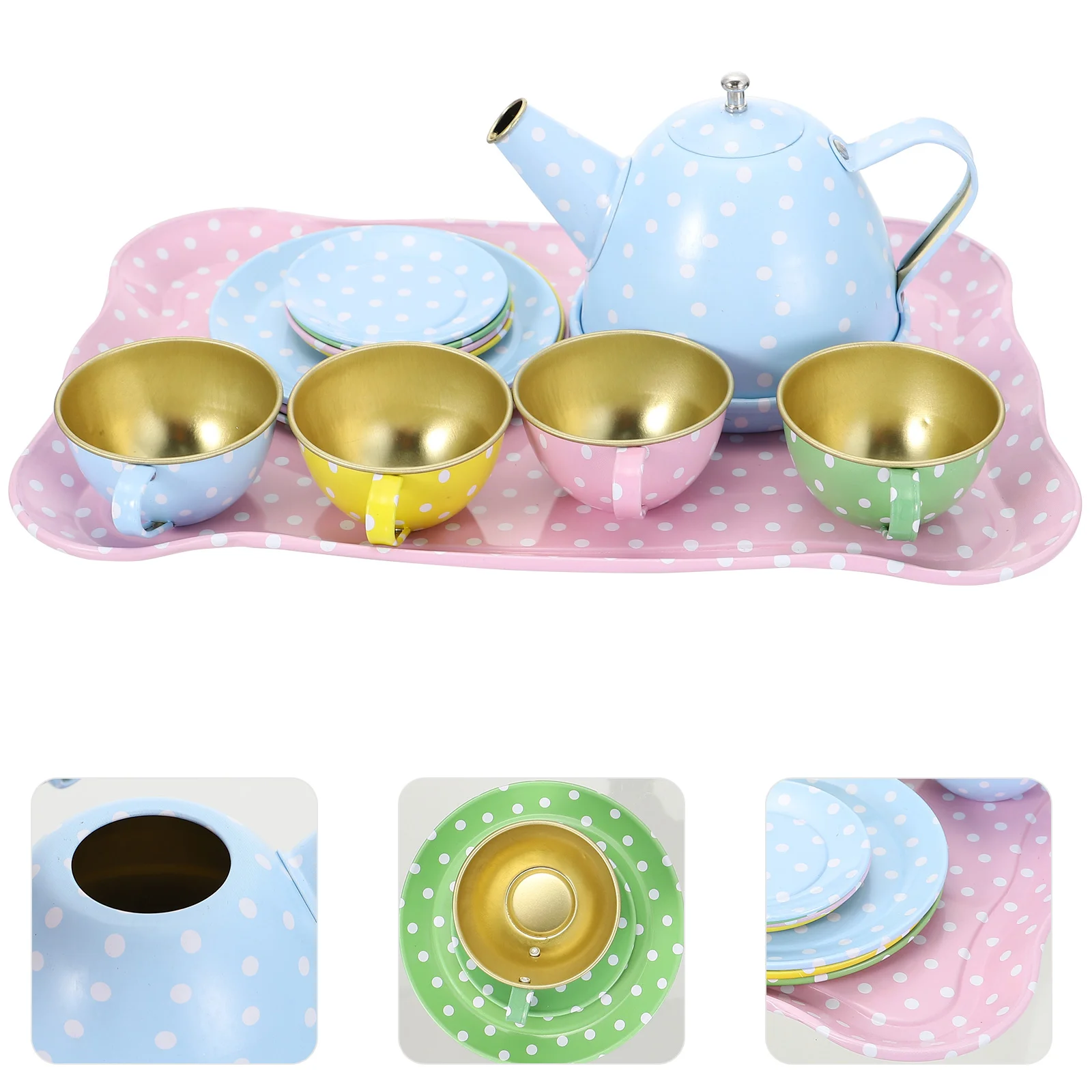 Set/15pcs Doll House Decorations Accessories Mini Tea Ware Simulation Kitchen - £15.74 GBP