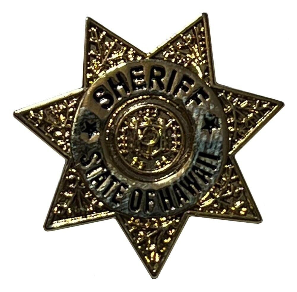 State of Hawaii Sheriff Badge Hat Cap Lapel Pin PO-512 (6) - $4.44+
